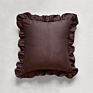 'S Cotton and Linen Pillowcase Ins Wind Pillow without Core Cut Floral Tassel Sofa Pillow