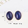 Semi-Precious Stones Peacock Malachite Turquoise Pearl Shell Button Stud Earrings for Women Daily Opal Earrings Outfit Jewelry