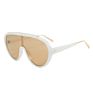 Shiny Classic Uv400 Man Women Big Frame Shades Sunglasses