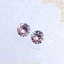 Small Popular Color Birthstone Fine Jewelry 925 Sterling Silver Bling Stud Zircon Cz Earrings