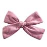 Soft Cotton Linen Fabric Bow Hair Clips Schoolgirl Sailor Bow Clips Baby Girls Hair Accessories