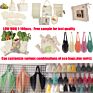 Sopurrrdy Reusable Cotton Mesh Net Grocery Bags Long Handle String Market Shopping Bag