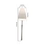 Stainless Steel Cake Server Blade Pie Shovel Pizza Cutter Peel Pancake Spatula with Serrated Edge Long Handle Kitchen Baking Set