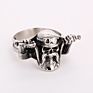 Stock Rts Men's Carbide Hip Hop Skull Ring Skull Punk Gothic Jewelry Engagement Wedding Party Ring for Men