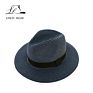 Style Customized Beach Floppy Fedora Paper Braid Straw Hat Panama Trilby Hat