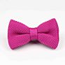 Style Men Women Soild Color Knit Bowtie Adjustable Double Deck Butterfly Bowties Designer Knitting Dress Knitted Bow Tie