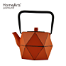 Theiere Fonte Cast Iron Teapot with Stainless Steel Filter 0.8L Tea Pot Kettle