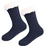 Thermal Warm Fuzzy Slipper Socks Floor Anti-Slip Fleece Lined Sherpa Indoor Socks