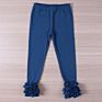 Toddler Boutique Baby Clothes Legging Solid Color Cotton Ruffle Baby Girls Pants Kids Icing Leggings