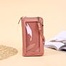 Touch Screen Waterproof Shoulder Women Crossbody Bag Purse Leather Mobile Cell Phone Bag Case