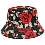 Tropical Flower Hawaiian Pattern Bucket Fitted Beach Floral Bucket Hat , Floral Printing Bucket Hat , Printed Bucket Hats