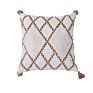 Tufted Boho Square Throw Pillow Covers Rectangle Farmhouse Cotton Woven Tufted Boho Throw Pillow Covers