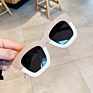 Two Colors Square Frame Children Sunglasses for Boys and Girls Baby Candy Color Sunglasses