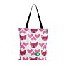Unicorn Shopping Bag for Women Unisex Pink Foldable Oversized Eco Bag Creative Idea Girl's Gift College Book Tote Bag