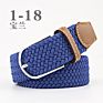 Unisex Multiple Option Stretch Belt Braided Elastic Stretch Fabric Belt Casual Weave Canvas Woven Belt