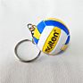 Volleyball Keychain Sport Key Chain Car Bag Ball Volleyball Key Ring Holder Volleyball Gifts for Players Keyring Rubber Keychain