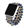 Watch Band Beaded Gemstone Bracelet Band for Apple Watch Series 4/5/6 Band Rhinestone