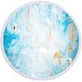 Wholeslae Designer Embossed Oversized Large Sublimated Printed round Beach Towels with Logo Print