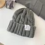 Wild and Loose in the of Ear Protection Knitted Woolen Hat