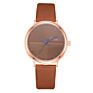 Wj-8372 White Ladies Leather Band Quartz Watch