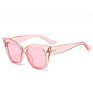 Women Clear Sun Glasses Cateye Shades Eyewear White Cat Eye Sunglasses