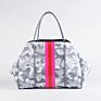 Women Handbags Ladies Print Portable Handbag Neoprene Beach Bag Tote Bag Customize Neoprene Shoulder Tote