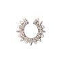 Women Pearl Ear Cuff Earring Bohemian Natural Freshwater Circle Small Clip on Earring No Piercing Fake Cartilage Earring