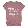 Women Pretty Chubby Print Shirts Womens Blouse Short Sleeve T Shirts and Tops Shirts