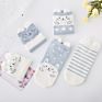 Womens Novelty Cute Funny Ankle Socks Stereo Ear Cartoon Animal No Show Low Cut Socks