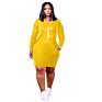 Womens Wholesales V Neck Bodycon Faith Dress Long Sleeve plus Size Women Fall Dresses