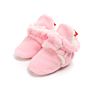 Wonbo Infant Newborn Baby Girls Cotton Shoes Cozy Fleece Booties Non Skid Bottom Newborn Shoes Baby Shoes