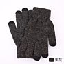 Wool Knitted Touch Screen Gloves Acceptable Couple Plush Thickened Cold Proof Warm Non-Slip Gloves