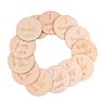World Map Puzzle Wooden Monthly Milestone Cards Laser Cut Engraving Wood Baby Milestone Discs