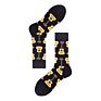 Xianghui Men's and Women's Socks Colorful Happy Socks Rubik's Cube Guitar and Cat Pattern