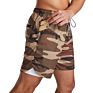 Zipper Pocket Quick-Drying Jogging Sports Men Gym Shorts