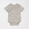 0-24M Lap Shoulder 100% Organic Cotton Short Sleeve Baby Bodysuit