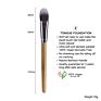 11Pcs Eco-Friendly Bamboo Handle Natural Hair Professional Makeup Brush Set/Kit Vegan Cruelty Free - Premium Synthetic Kabuki