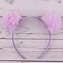 12Colors Headband with Rainbow Pom Poms Hair Band for Girls Hair Hoop Fur Ball Furry Ears Stylish and Easter Gift