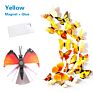 12Pcs One Pack 10 Colors Pvc Butterflies 3D Wall Sticker Home Decorations Refrigerator Decoration Wall Sticker Butterfly