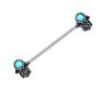 14G Industrial Barbell Surgical Steel Industrial Earring 1 1/2 Inch (38Mm) Ear Cartilage Helix-Conch Industrial Piercing Jewelry