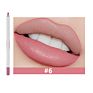 16-Color White Price Cosmetic Lip Pencil Waterproof Lip Liner Pencil Private Label