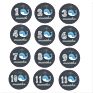 20Pcs or 32Pcs round Sticker Baby Month Growth Milestone Sticker Newest Printing Sticker
