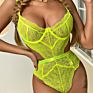 21 Colors Avidlove Women Snap Crotch Lingerie Lace Bodysuit Lace One Piece Babydoll S-Xxl