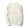 280 Gsm Women Crew Neck Sweater French Terry Blank Hoodies & Sweatshirts Organic Cotton Unisex Plain Crewneck Sweatshirt