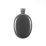 3Oz Whisky Bottle Candy Color Stainless Steel Hip Flask Oval Portable Flagon