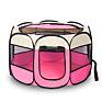 45" Portable Foldable Pet Carrier Tent Dog House Playpen Cage Dog Easy Operation Octagon Heavy Dog Playpen