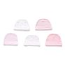 5Pcs/Lots 100% Cotton Newborn Baby Cap 0-6M