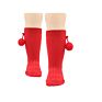 6 Colors 0-6 Years Cotton Knitted Baby Girl Socks Toddler Socks Baby Knee High Socks