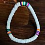 6Mm Colorful Boho Beaded Bracelet Women Jewelry Vinyl Disc Beads Stretch Bracelet