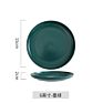 7/8/10 Inch European Nordic Style Flat Plain White round Porcelain Ceramic Dessert Dinner Plate for Restaurant